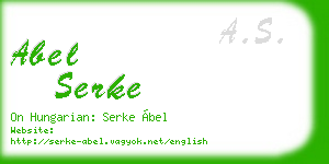abel serke business card
